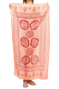Crystals Printed Soft Sun Scarf