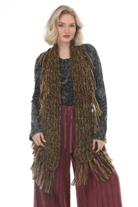 Stevie Fringe Chunky Knit Scarf