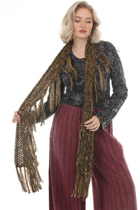 Stevie Fringe Chunky Knit Scarf