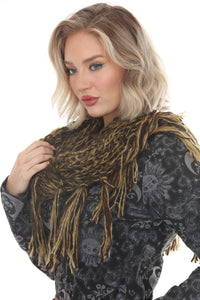 Stevie Fringe Chunky Knit Scarf