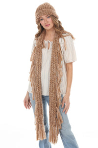 Stevie Fringe Chunky Knit Scarf