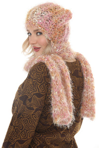 Soft Kitty Hooded Scarf