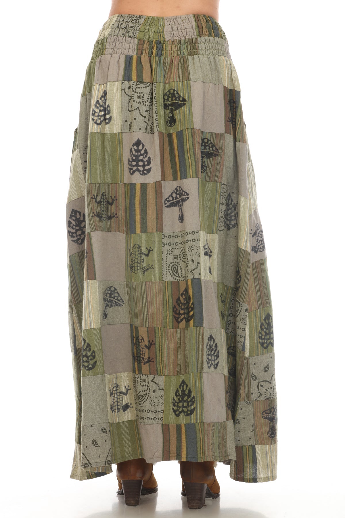 美品　Eaphi cotton lace patchwork skirt Patchwork Lace Skirt in Multicolour | JOSEPH CA