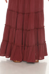Five Layer Tiered Maxi Skirt