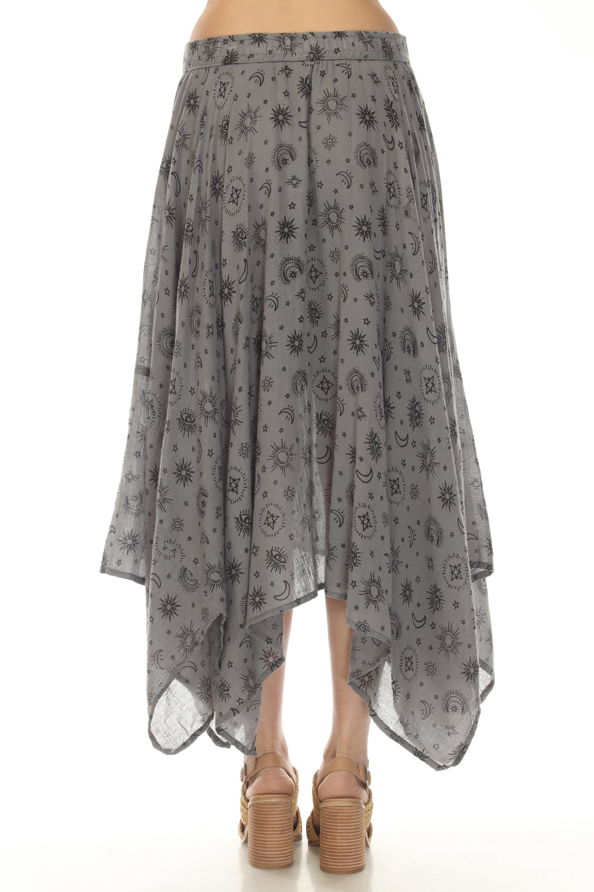 Gauze HankerChief Maxi Skirt