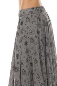 Gauze HankerChief Maxi Skirt