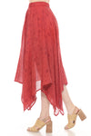 Gauze HankerChief Maxi Skirt