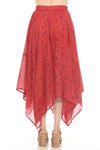 Gauze HankerChief Maxi Skirt