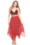 Gauze HankerChief Maxi Skirt