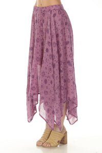 Gauze HankerChief Maxi Skirt