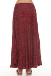 Moroccan Tile Bias Maxi Skirt