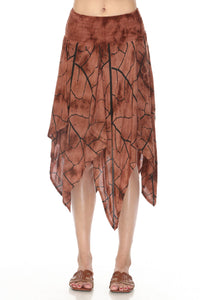 Tiedye Leaf Fairy Skirt