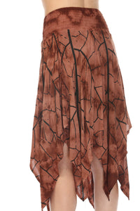 Tiedye Leaf Fairy Skirt
