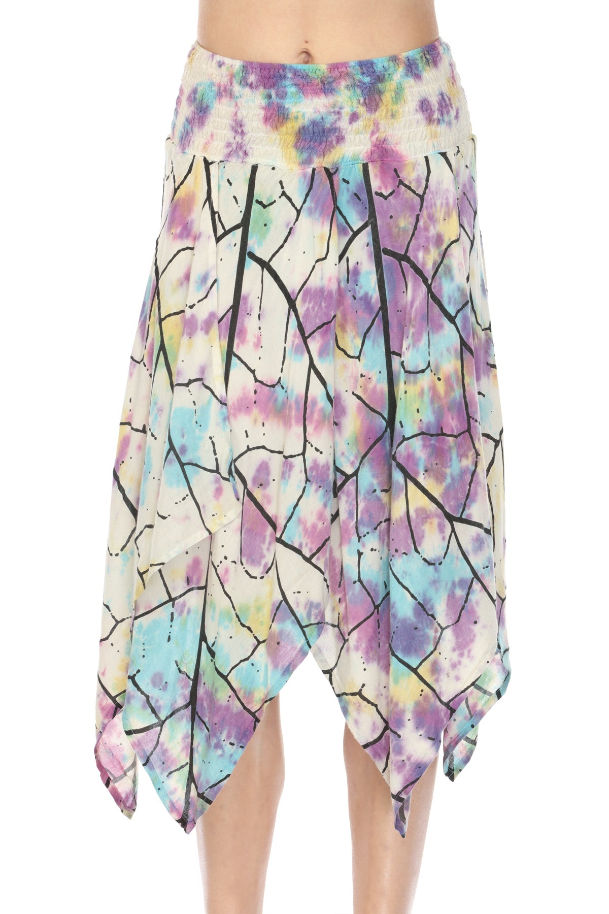 Tiedye Leaf Fairy Skirt