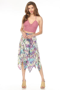 Tiedye Leaf Fairy Skirt