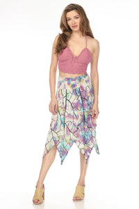 Tiedye Leaf Fairy Skirt
