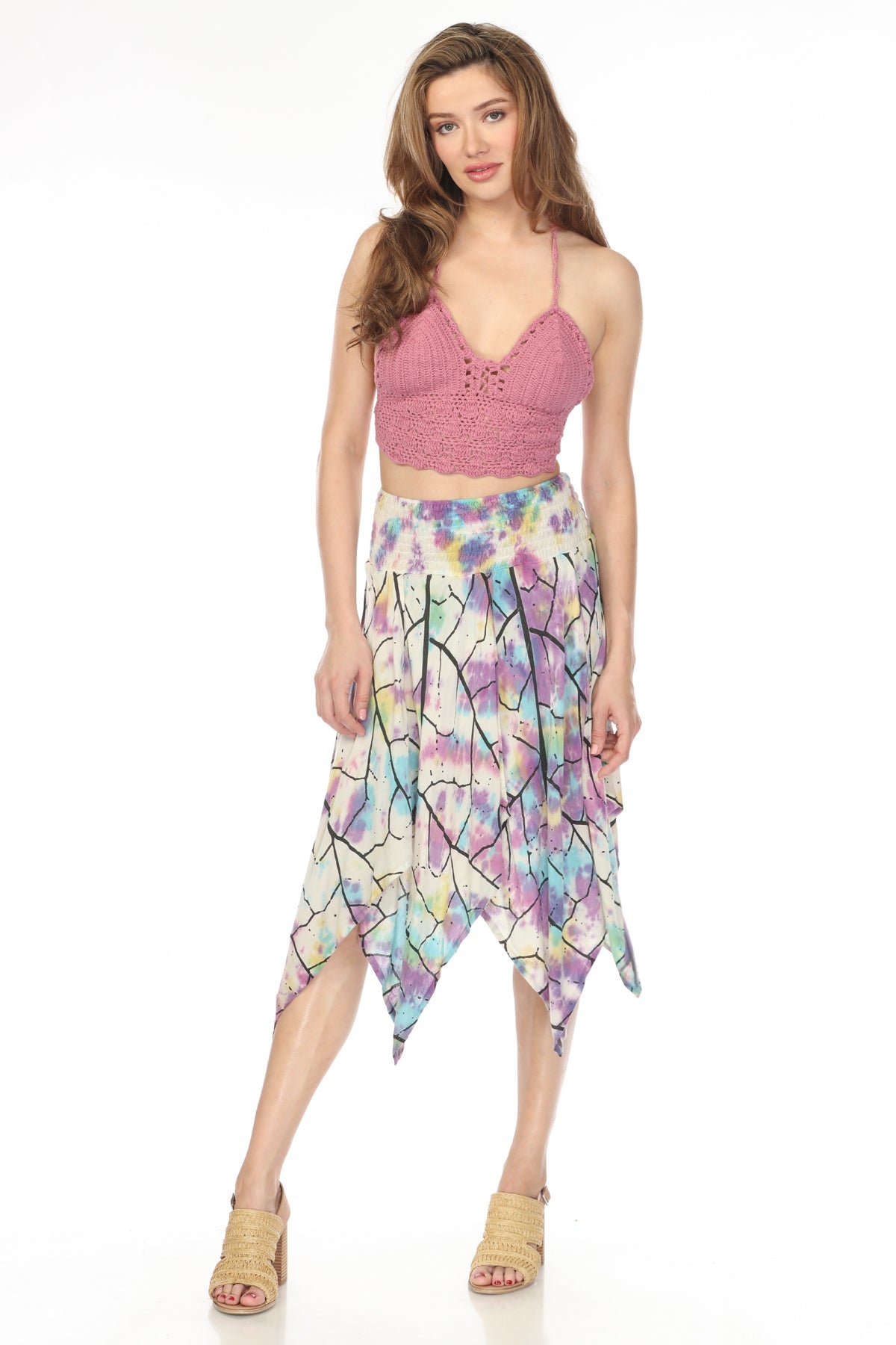 Tiedye Leaf Fairy Skirt