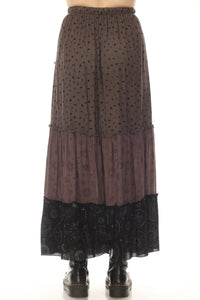 Celestial Patchwork Tiered Skirt