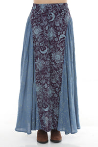 Romantick Celestial Flowy Maxi Skirt