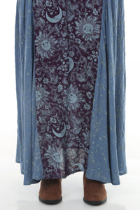 Romantick Celestial Flowy Maxi Skirt