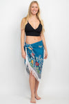 Fearless Floral Boho Chic Beach Pool Wrap Skirt