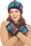 Knit Patchwork Cottagecore Armwarmer