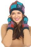 Knit Patchwork Cottagecore Armwarmer