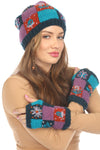 Knit Patchwork Cottagecore Armwarmer
