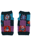 Knit Patchwork Cottagecore Armwarmer