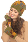 Knit Patchwork Cottagecore Armwarmer