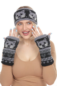 Kitty Knit Armwarmer