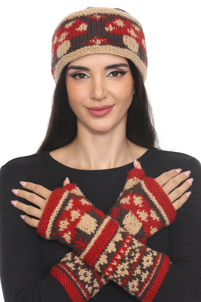 Mushroom Knit Armwarmer