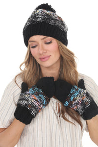 Tweedy Knit Convertible Mittens