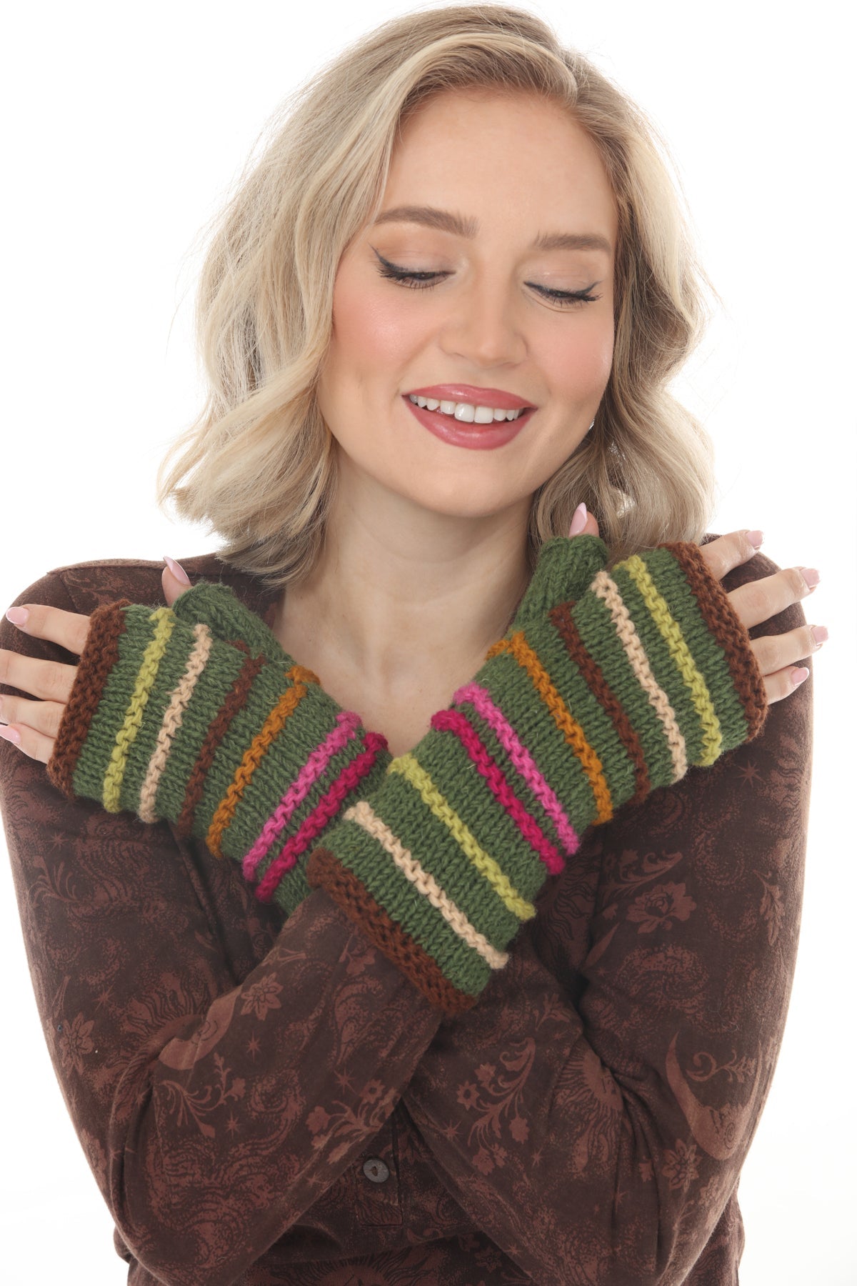 Sediment Rainbow Armwarmers