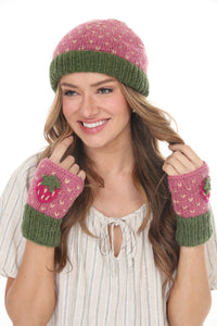 Fruit Fingerless Mittens