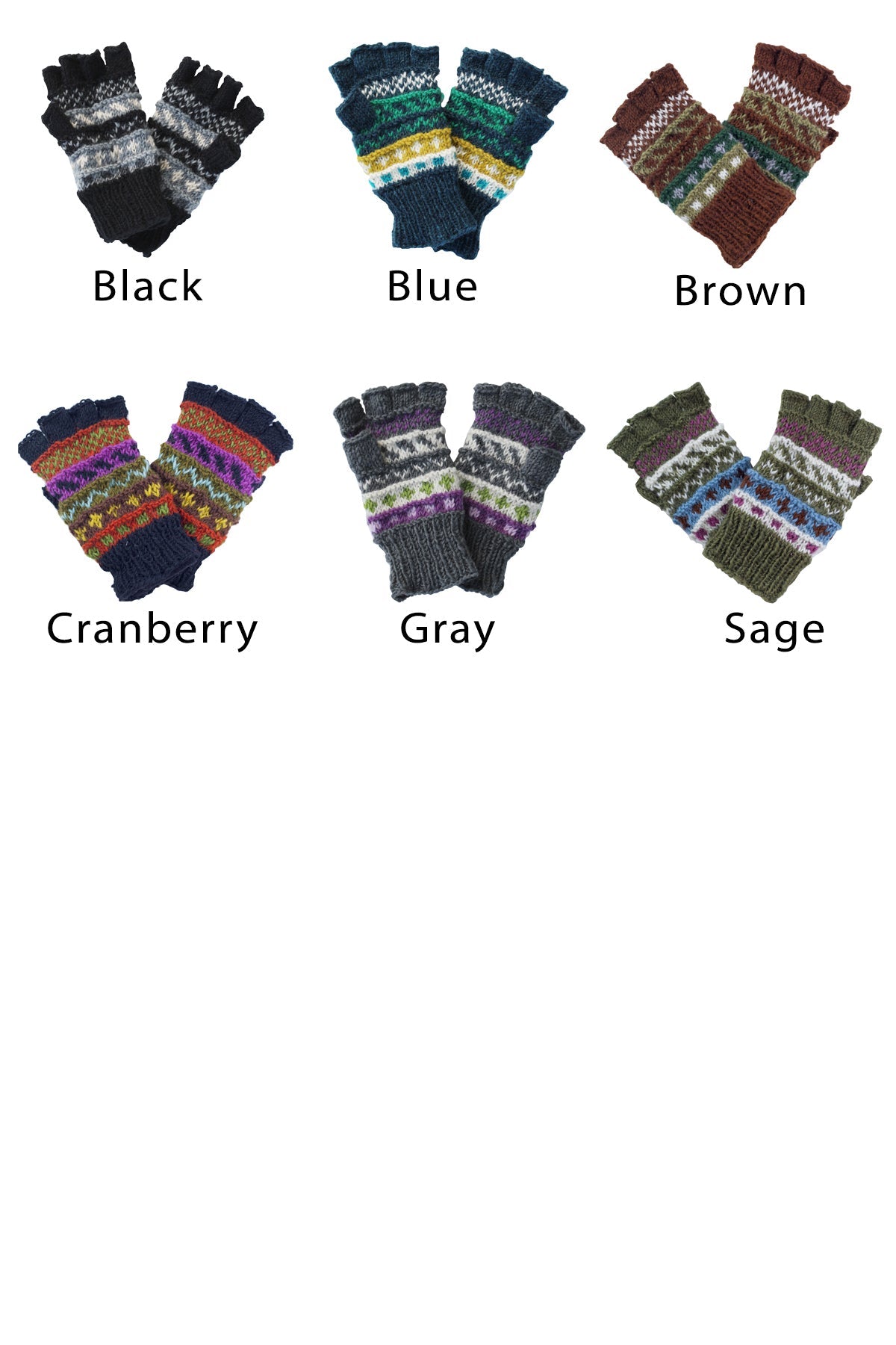 Winter Love Fingerless Wool Arm Warmers