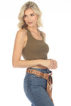 The Funky Fringe Traveler - A Leather Hip Bag Belt