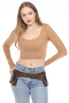 DBL Stamped Leather Belt Bag