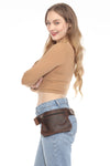 DBL Stamped Leather Belt Bag