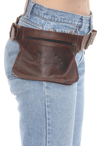 DBL Stamped Leather Belt Bag