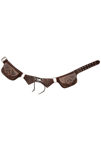 Antique Studs Leather Belt Bag