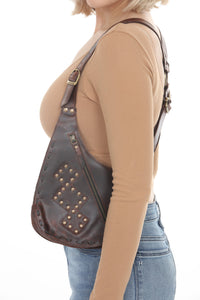 Leather Studded Festival Vest