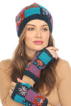 Knit Patchwork Cottagecore Beanie