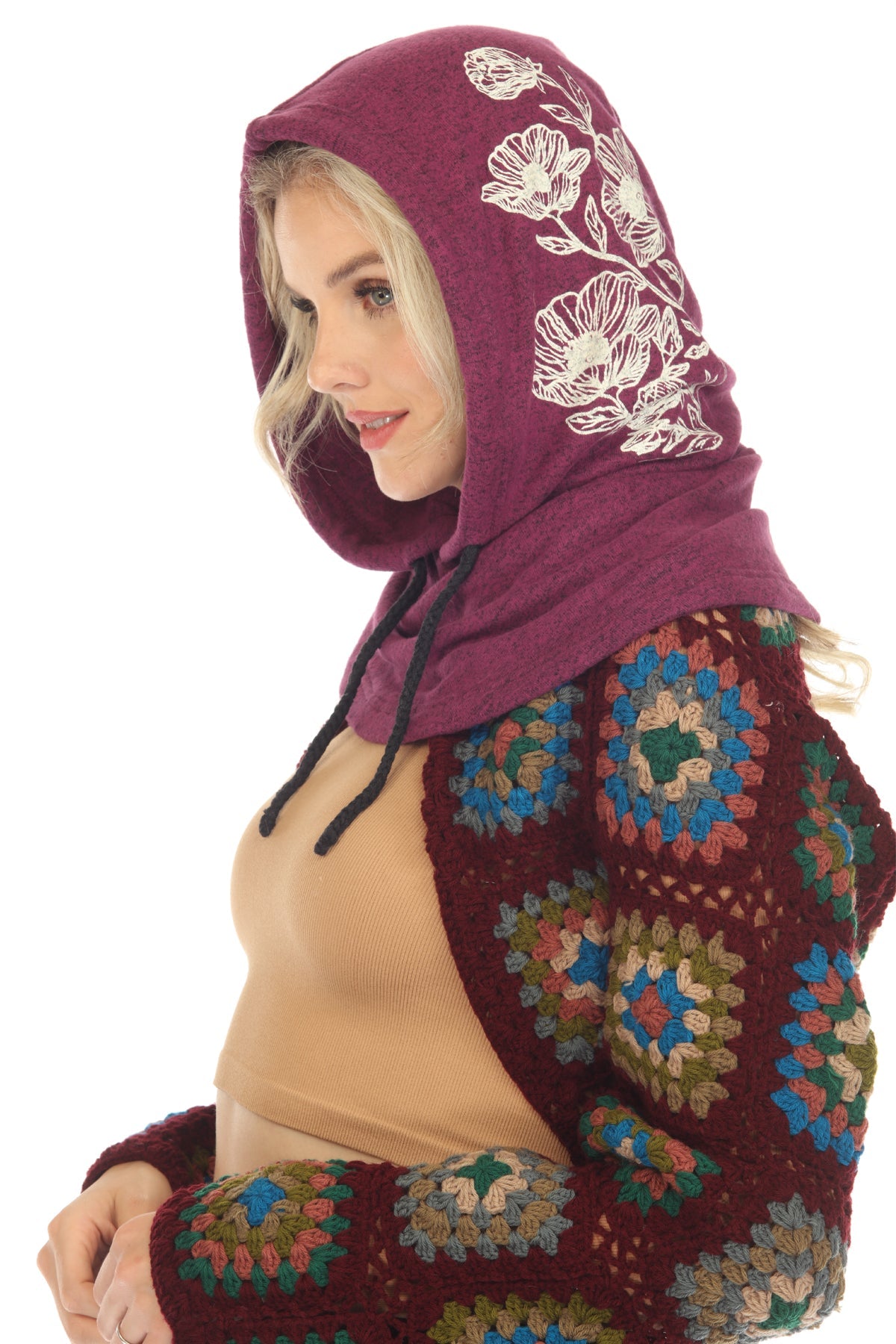 Soft Knit Poppy Hoodie Balaclava – Lakhay-Retail