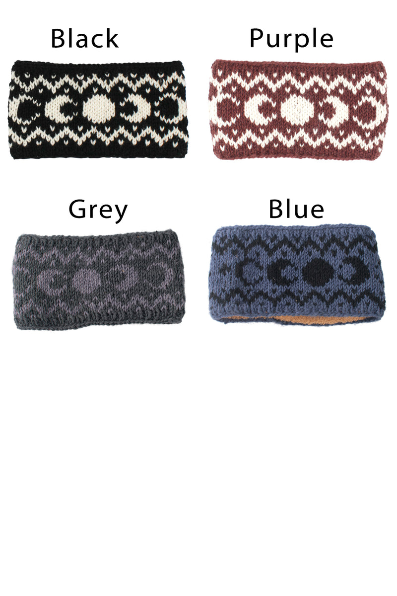 Moon Cycle Knit Headband