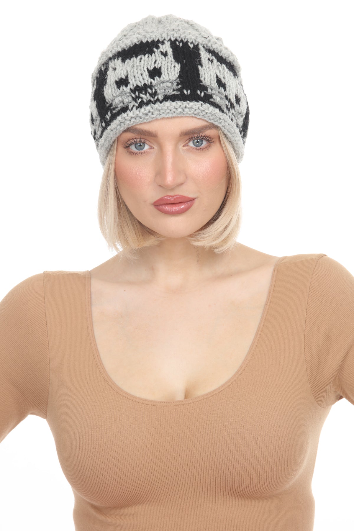 Kitty Cable Kint Hat