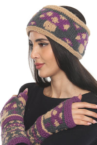 Mushroom Knit Headband