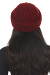 Ribbed Fine Wool Fisherman Beanie
