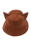 Kitty Ears Corduroy Bucket Hat