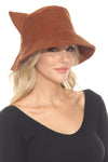 Kitty Ears Corduroy Bucket Hat